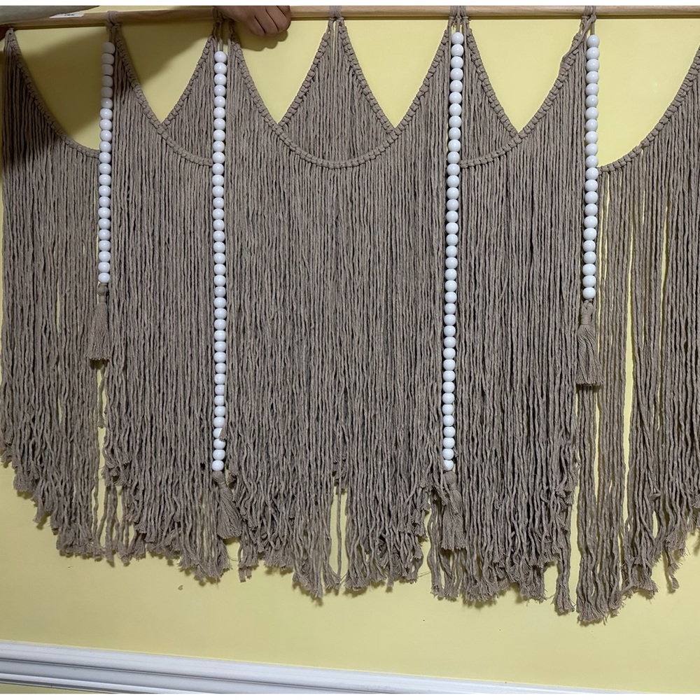 Wall macramé decor